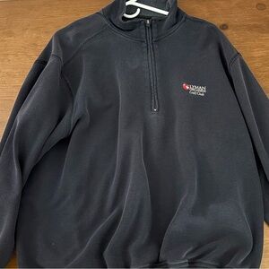 Lyman Orchards Black Quarter Zip Sweatshirt